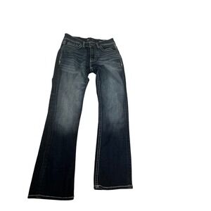 BKE Aiden Womens Jeans Dark Wash Bootcut Stretch Denim 28x30